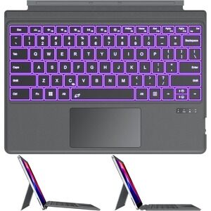 OMOTON Bluetooth Keyboard‎ Touchpad Surface Pro 7+/7/6/5/4/3 Grey